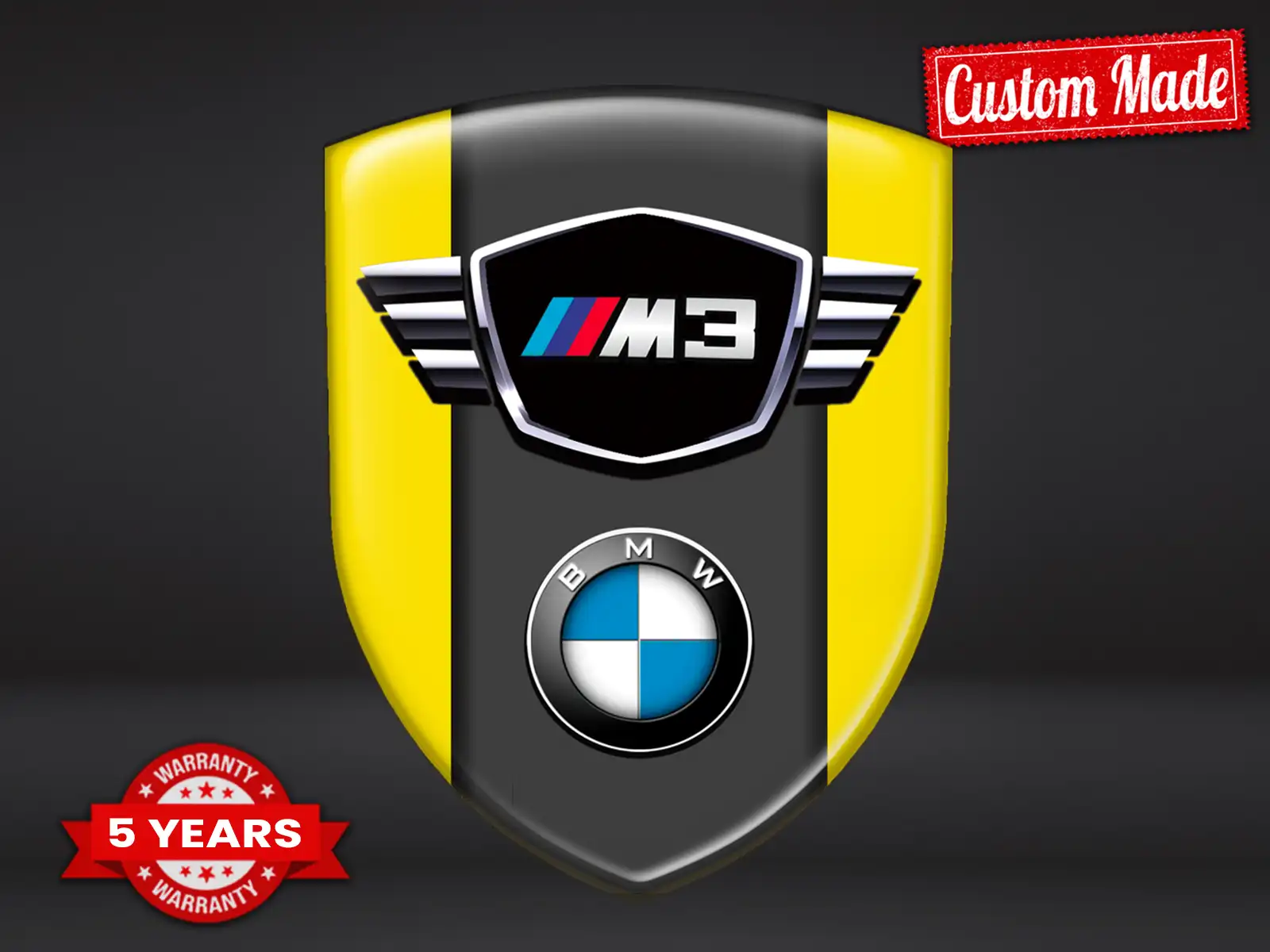 BMW Heckscheibenaufkleber Robust Limitiert Hochwertig